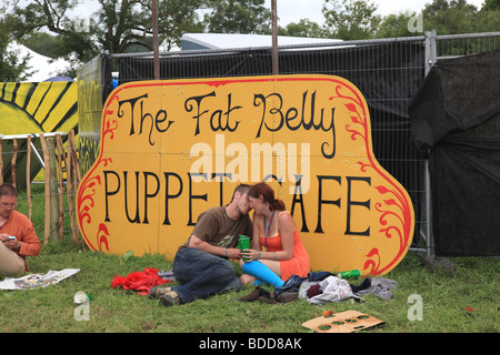 Glastonbury festival 2009 Stock Photo