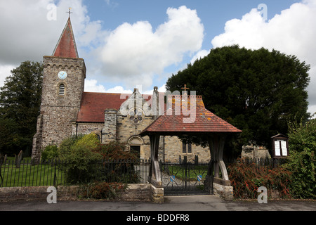 Picture by Mark Passmore. 19/08/2009. General View of St Paul's Church in Filleigh, North Devon. Stock Photo