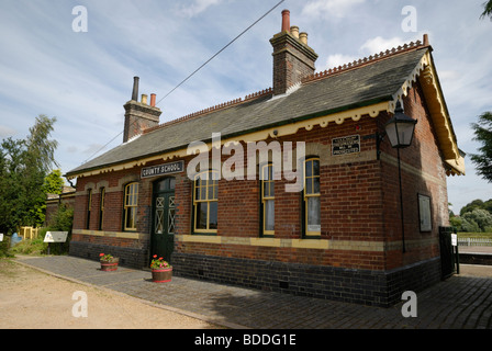 County School railway station, Norfolk, England Stock Photo