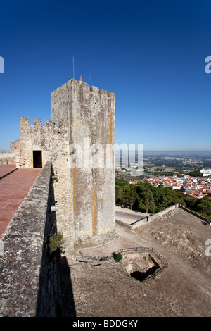 Palmela Castle Watchtower. Palmela, Setubal District, Portugal. Stock Photo