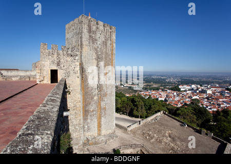 Palmela Castle Watchtower. Palmela, Setubal District, Portugal. Stock Photo