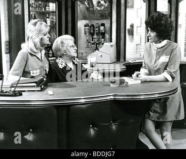 CROSSROADS UK TV series 1964-88  from l: Susan Hanson (Diane Parker),  Ann George ( Amy Turtle) & Zeph Gladstone ( Vera Downend) Stock Photo