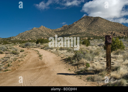 New York Mountains at Mojave National Preserve, California, USA Stock Photo