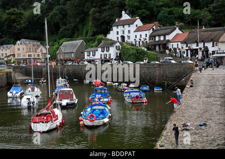 2655. Lynmouth, Devon Stock Photo