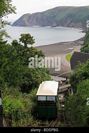 2664. Cliff Railway, Lynton, Devon Stock Photo