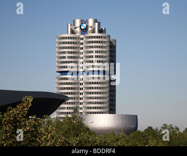 The BMW headquarters building in Munich, Germany Stock Photo