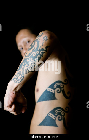 Traditional indian tribal tattoos hi-res stock photography and images -  Alamy