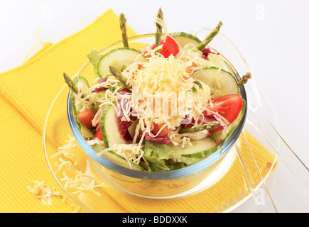 Fresh vegetable salad Stock Photo