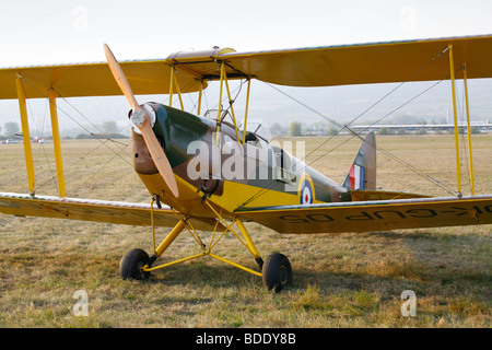 Replicas of historical airplanes from World War 1st. Stock Photo