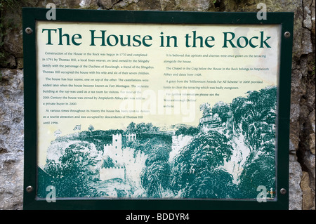 The house in the rock Knaresborough UK Stock Photo