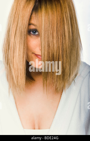 Portrait of woman. Stock Photo