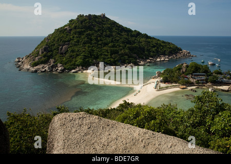 Koh Nang Yuan off the coast of Koh Tao, Thailand Stock Photo