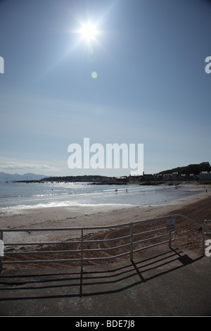 Kames Bay Beach on the east side of the town of Millport on the Island of Great Cumbrae in the Firth of Clyde Scotland UK Stock Photo