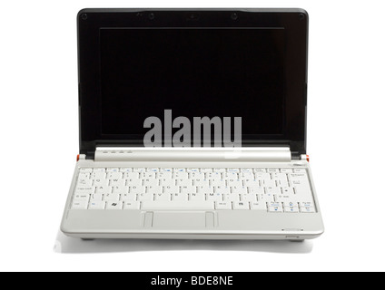 Laptop on white background Stock Photo