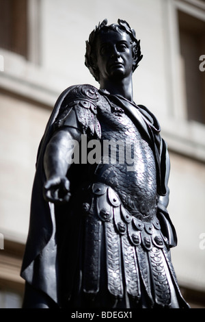 Statue In Front Of The National Gallery, In Trafalgar Square London 