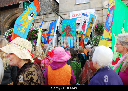 Annual 2009 Goddess Conference Glastonbury Somerset England Stock Photo