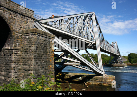 Connel Bridge spanning Loch Etive, Connel, near Oban, Argyll, West Scotland Stock Photo