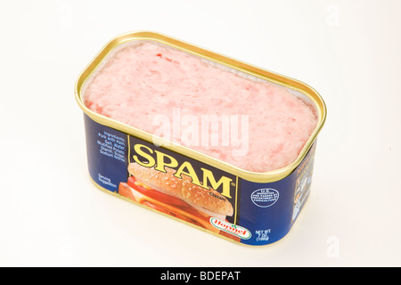 Canned Spam Stock Photo