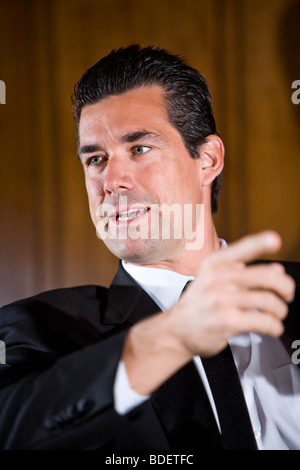 Close up of businessman Stock Photo