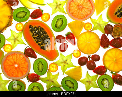 Varied fruit Stock Photo