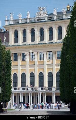 central unit of Schönbrunn Palace, Vienna, Austria Stock Photo