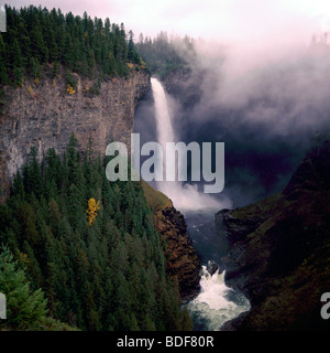 Helmcken Falls, Wells Gray Provincial Park near Clearwater, BC - Thompson Okanagan Region, British Columbia, Canada, Autumn Fall Stock Photo