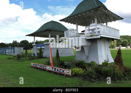 Historic Track, the world's oldest harness racing track, Goshen, NY, also home of the Harness Racing Museum and Hall of Fame Stock Photo