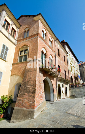 maggiore square, Mondovì , Province of Cuneo, Italy Stock Photo