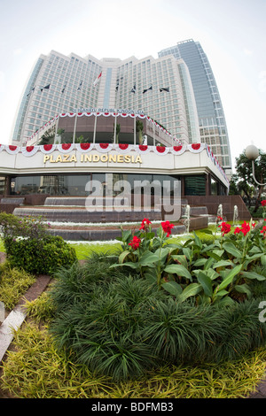 Indonesia, Java, Jakarta, Plaza Indonesia, Grand Hyatt Hotel entrance Stock Photo