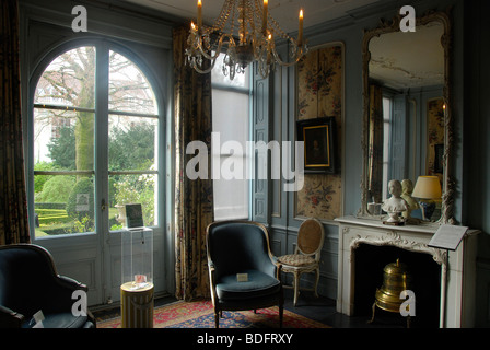 Salon of a historic canal house, Museum van Loon, Keyzersgracht, Amsterdam, The Netherlands, Europe Stock Photo