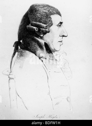 FRANZ JOSEPH HAYDN (1732 -1809) Composer born in Rohrau, Austria. Stock Photo