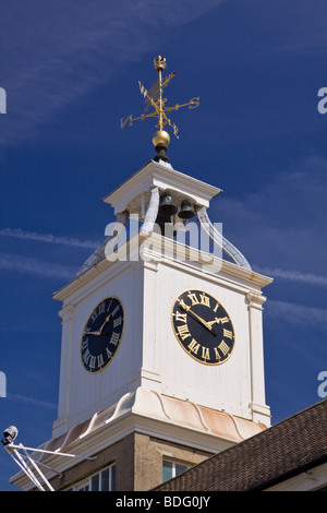 Clocktower Building Chatham Historic Dockyard Stock Photo