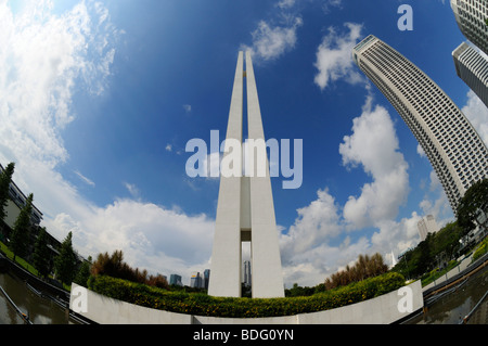 The Civilian War Memorial Park, SIngapore SIN Stock Photo