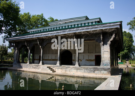 India, Kashmir Srinagar Shalimar Mughul Gardens Stock Photo