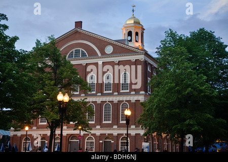 FANEUIL HALL is a market place and meeting hall built in 1742 - BOSTON, MASSACHUSETTS Stock Photo