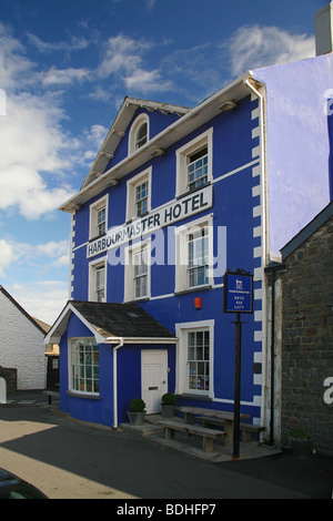 Harbourmaster Hotel, Aberaeron, Ceredigion, West Wales, UK Stock Photo