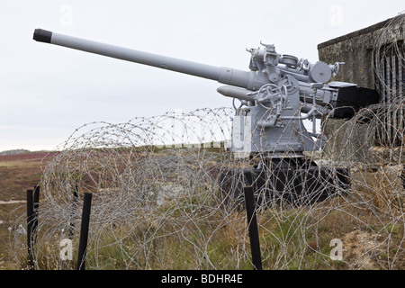 Battle of the Atlantic museum near Camaret and  in Brittany France Stock Photo