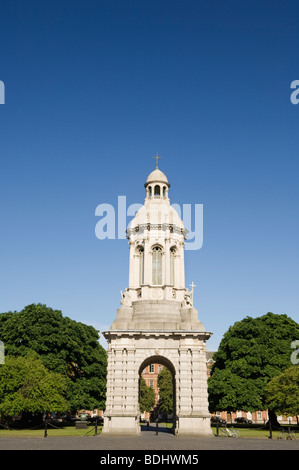 The Campanile in Parliament Square at the Trinity College. Stock Photo