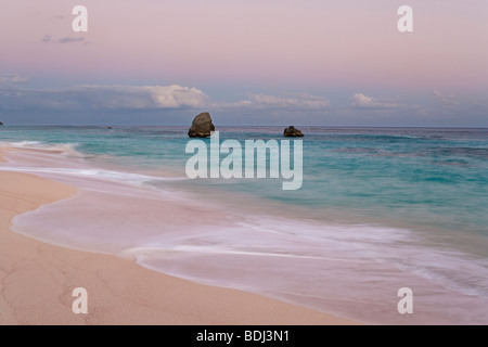 Bermuda, Atlantic Ocean, Southampton Parish, South Coast Beaches, Horseshoe Bay Stock Photo