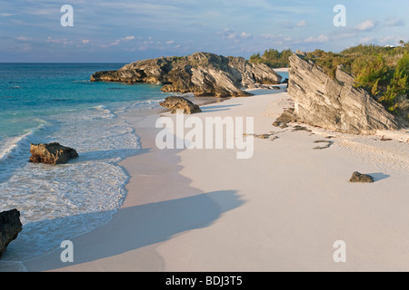 Bermuda, Atlantic Ocean, Southampton Parish, South Coast Beaches, Horseshoe Bay Stock Photo