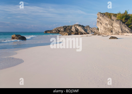 Bermuda, Atlantic Ocean, Southampton Parish, South Coast Beaches, Horseshoe Bay Stock Photo