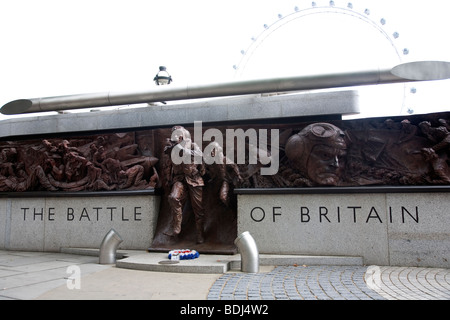 Battle of Britain monument - London Embankment  - Stock Photo