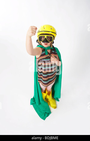 Girl Dressed in Costume Stock Photo