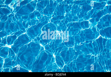Swimming Pool, Water Pattern Stock Photo