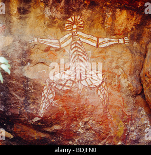 Aboriginal Rock Art, Australia Stock Photo