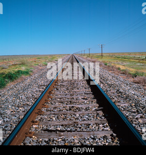 Railway Line Stock Photo