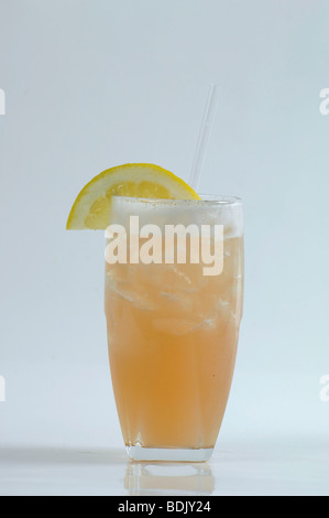 Bacardi rum lemon cocktail. Stock Photo