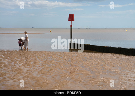 Cleethorpes on the Lincolnshire coast Stock Photo