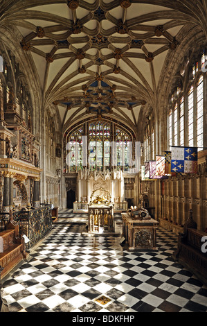 Interior Beauchamp Chapel St Saint Mary’s Church Warwick England Stock Photo