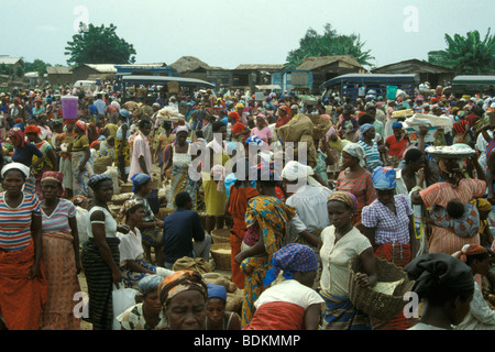 ghana, surrounding of accra, market Stock Photo